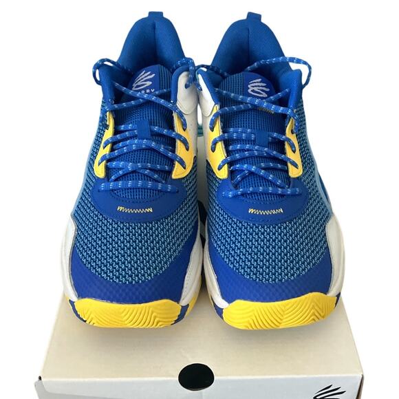 Under Armour Curry Basketball Shoes Blue and White Size 9.5 main image 12